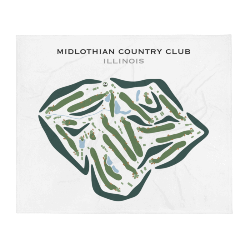 Midlothian Country Club, Illinois - Printed Golf Courses