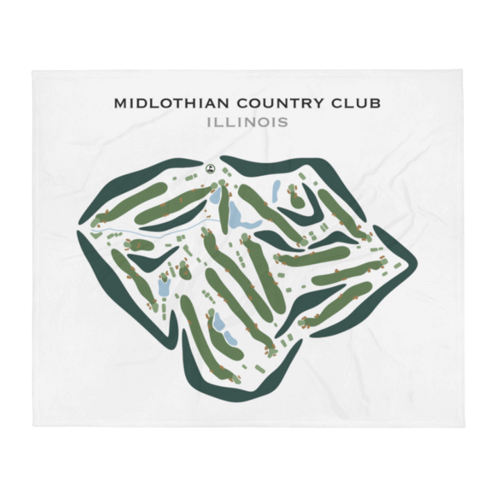 Midlothian Country Club, Illinois - Printed Golf Courses