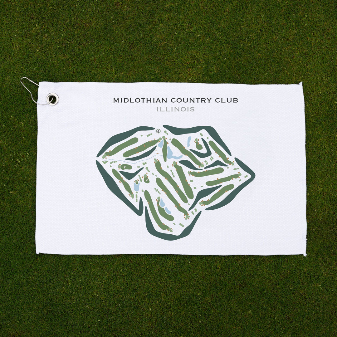 Midlothian Country Club, Illinois - Printed Golf Courses