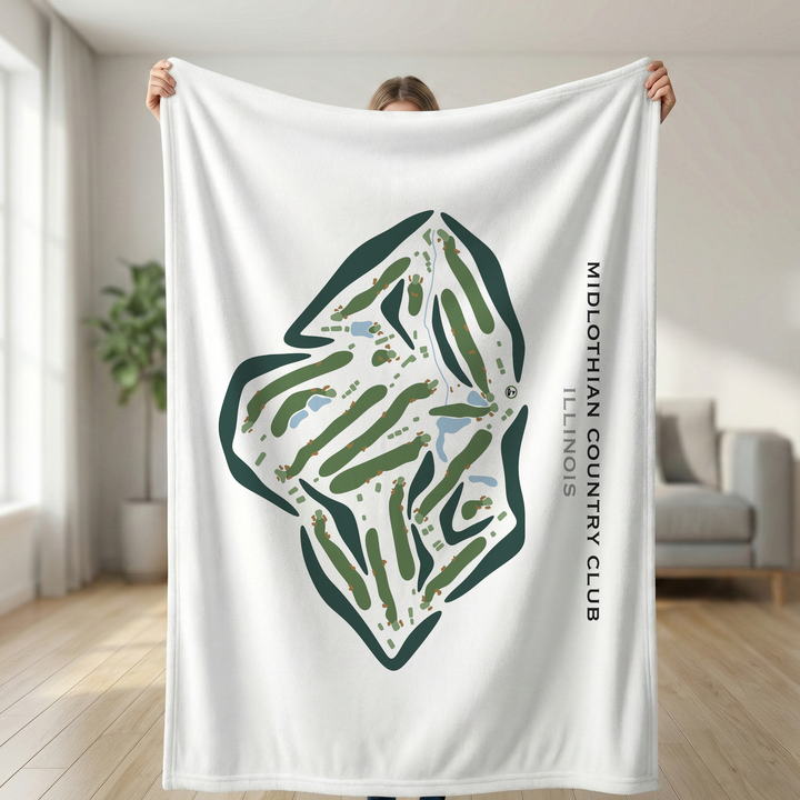 Midlothian Country Club, Illinois - Printed Golf Courses