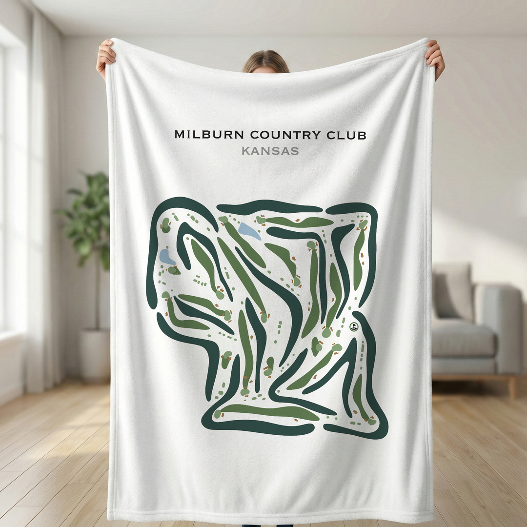 Milburn Country Club, Kansas - Printed Golf Courses