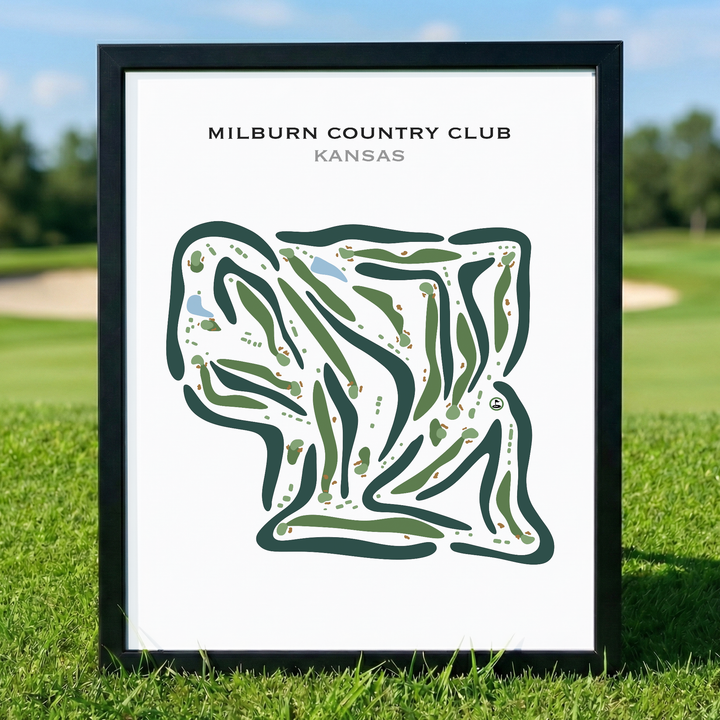 Milburn Country Club, Kansas - Printed Golf Courses