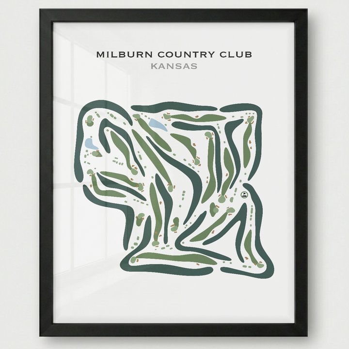 Milburn Country Club, Kansas - Printed Golf Courses