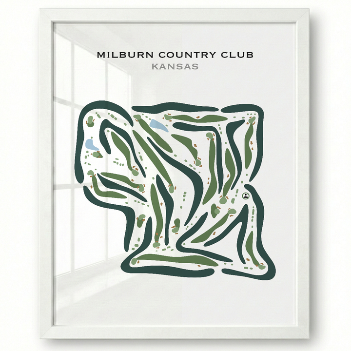 Milburn Country Club, Kansas - Printed Golf Courses