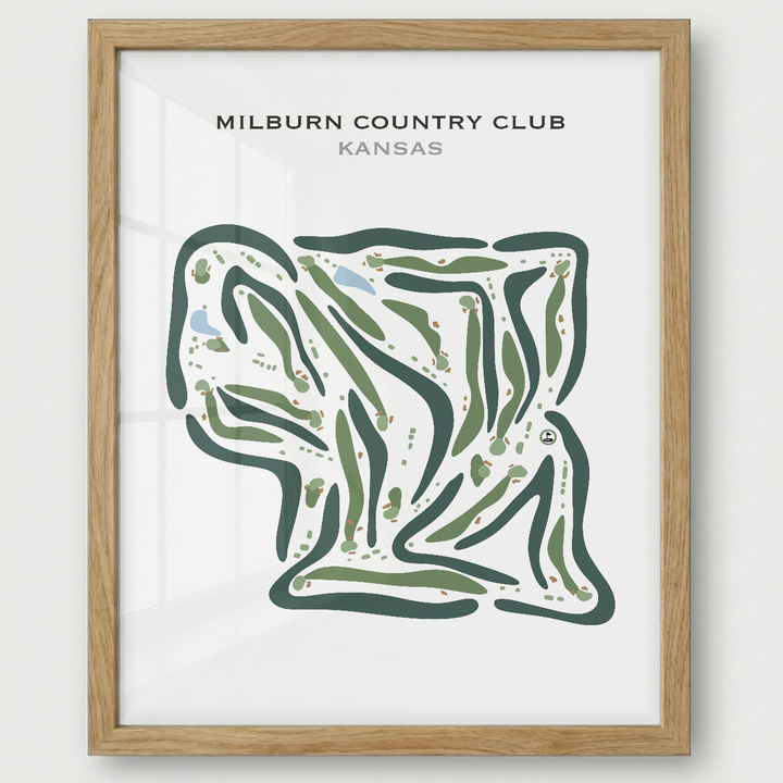 Milburn Country Club, Kansas - Printed Golf Courses