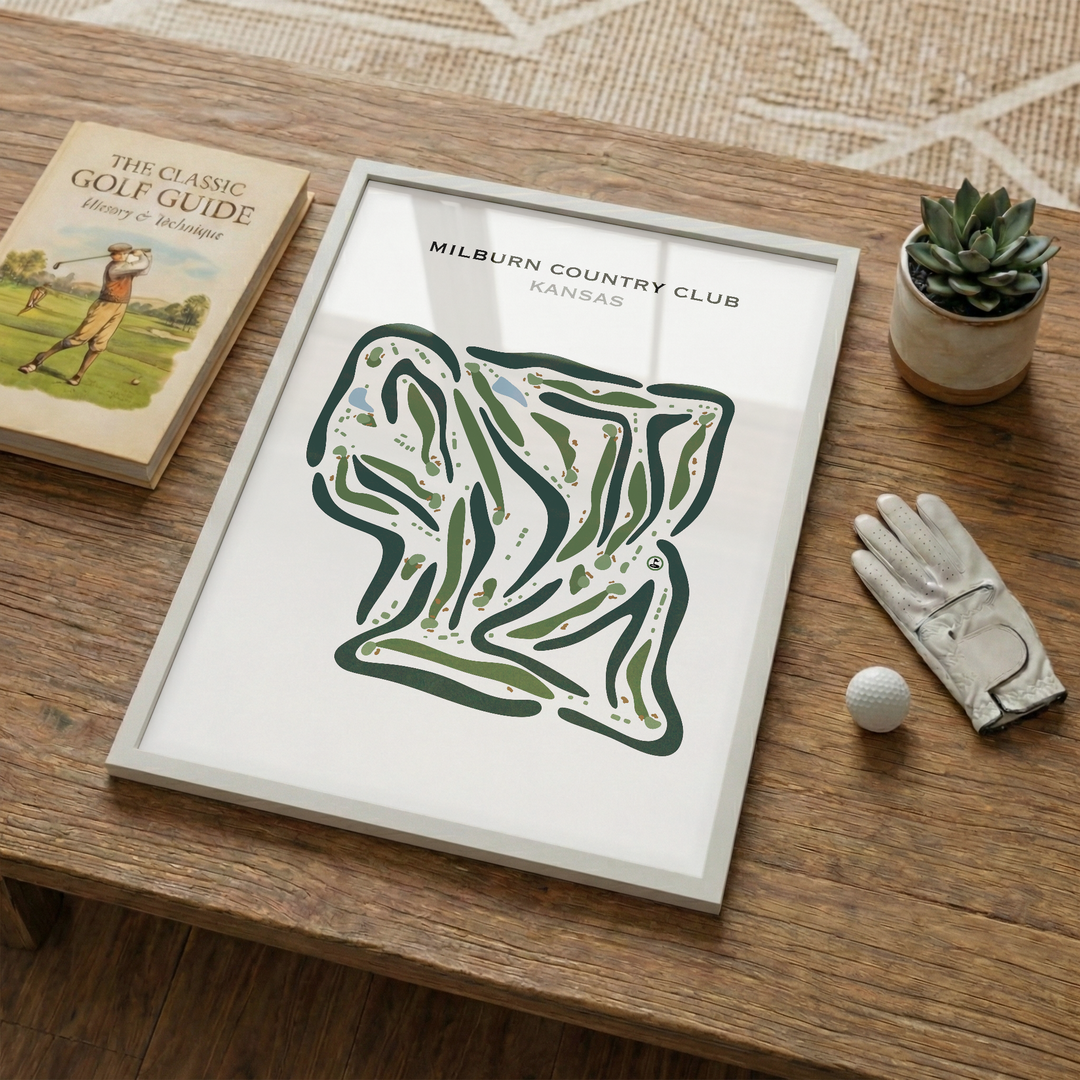Milburn Country Club, Kansas - Printed Golf Courses