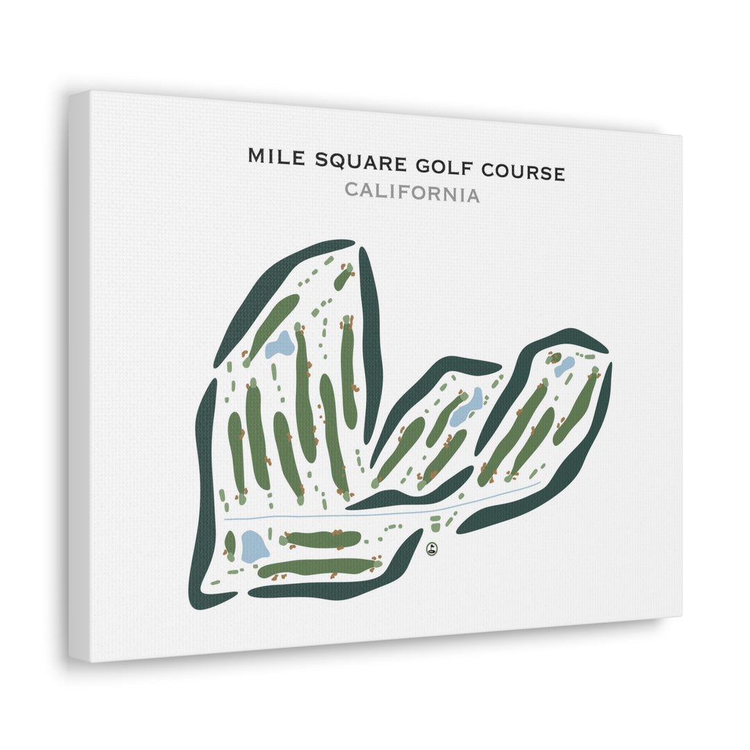 Mile Square Golf Course, California - Printed Golf Courses