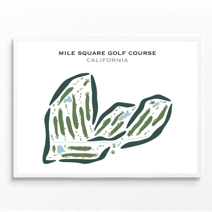 Mile Square Golf Course, California - Printed Golf Courses