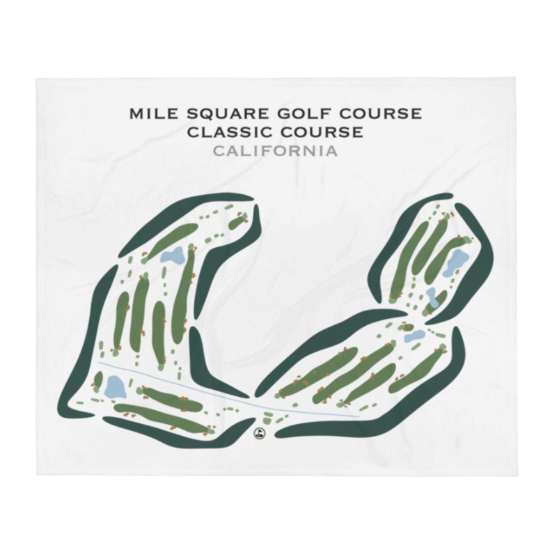 Mile Square Golf Course - Classic Course, California - Printed Golf Courses