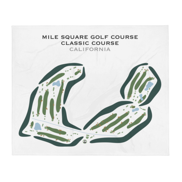 Mile Square Golf Course - Classic Course, California - Printed Golf Courses