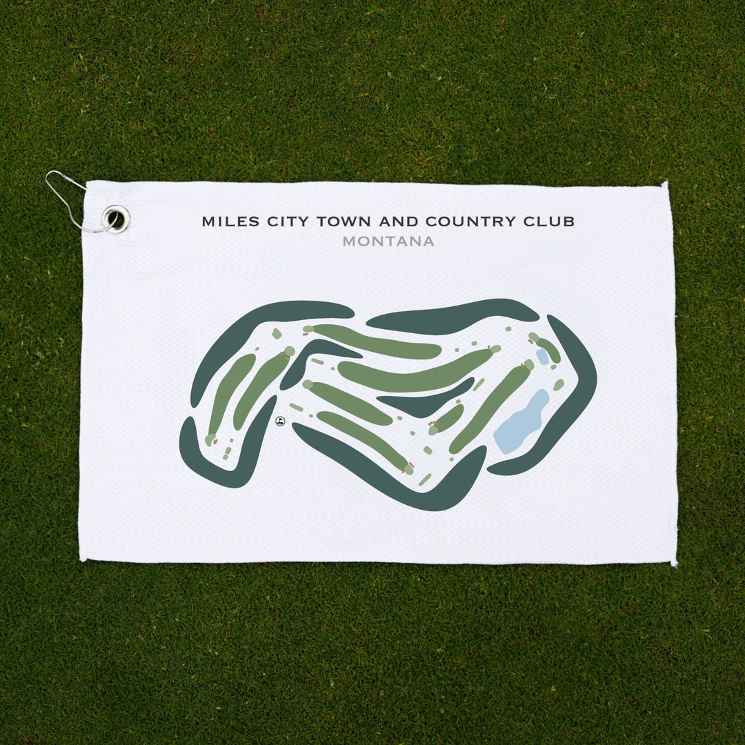 Miles City Town & Country Club, Montana - Printed Golf Courses