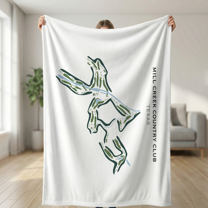 Mill Creek Country Club, Texas - Printed Golf Course