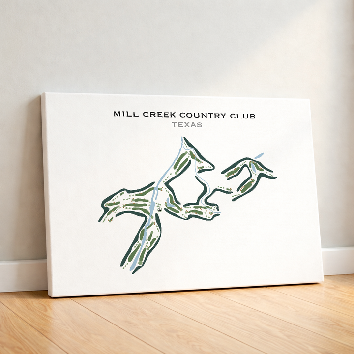 Mill Creek Country Club, Texas - Printed Golf Course