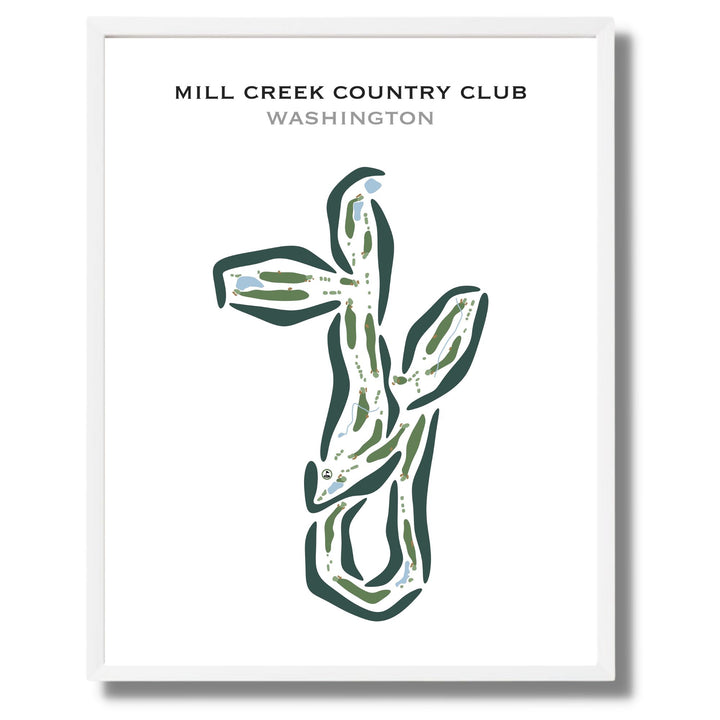 Mill Creek Country Club, Washington - Printed Golf Courses