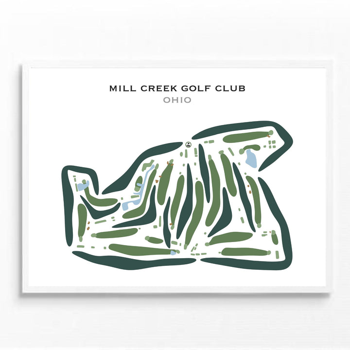 Mill Creek Golf Club, Ohio - Printed Golf Courses