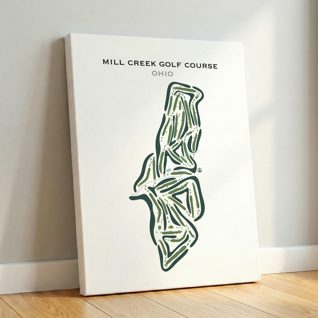 Mill Creek Golf Course, Ohio - Printed Golf Courses