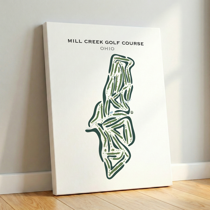 Mill Creek Golf Course, Ohio - Printed Golf Courses