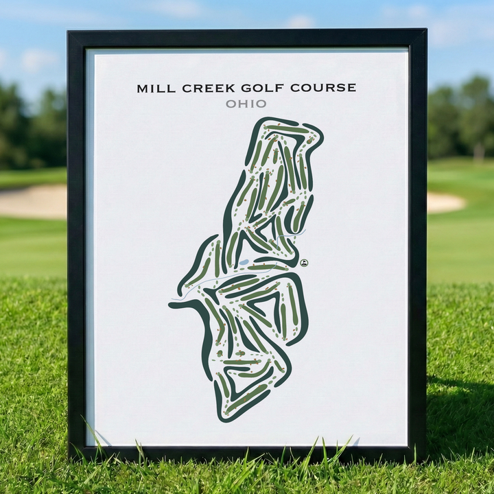 Mill Creek Golf Course, Ohio - Printed Golf Courses