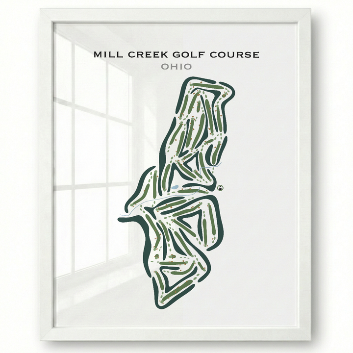 Mill Creek Golf Course, Ohio - Printed Golf Courses