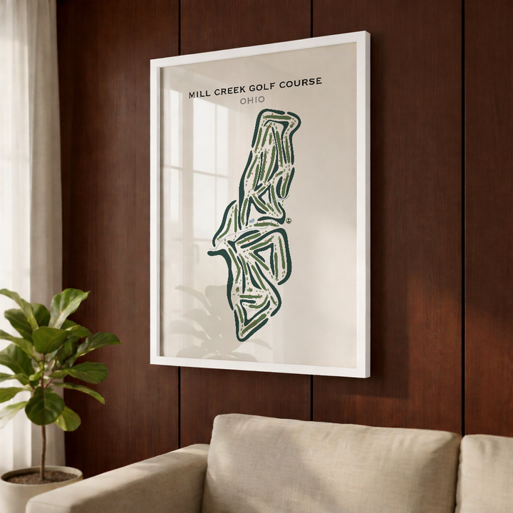 Mill Creek Golf Course, Ohio - Printed Golf Courses