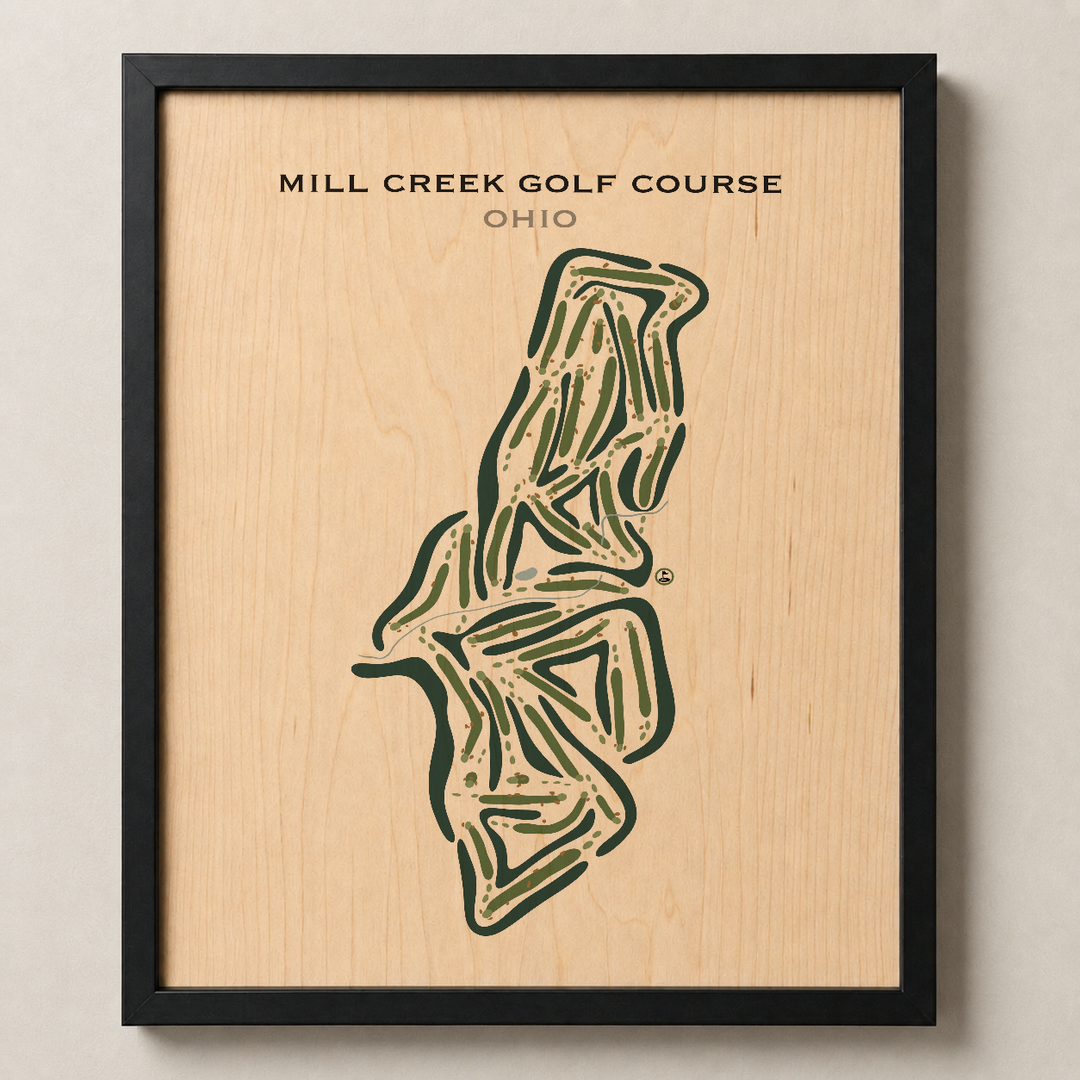 Mill Creek Golf Course, Ohio - Printed Golf Courses