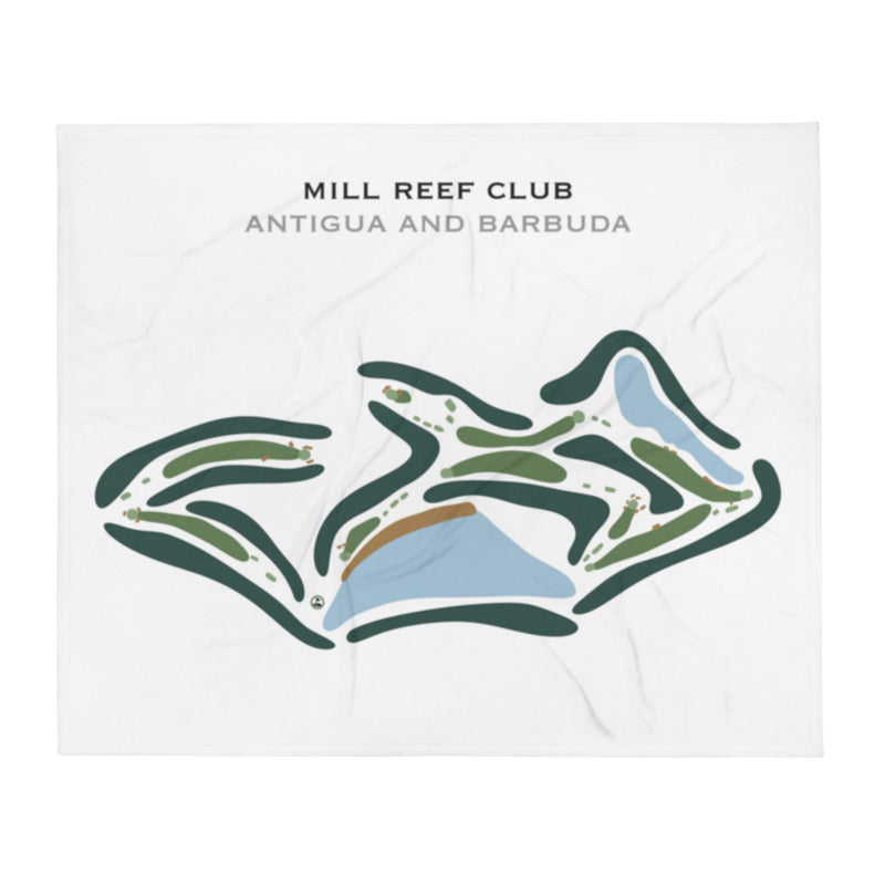 Mill Reef Golf Club, Antigua and Barbuda - Printed Golf Course