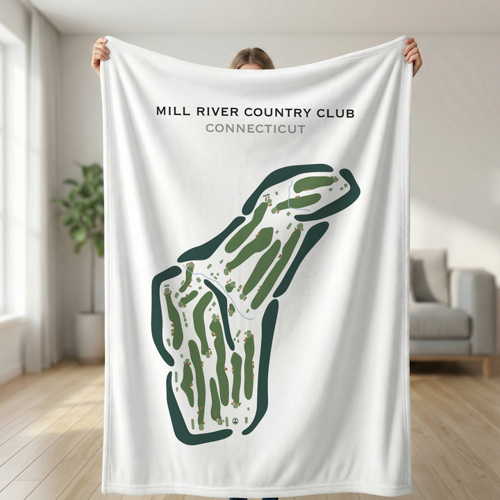 Mill River Country Club, Connecticut - Printed Golf Courses