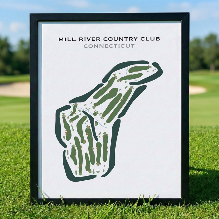 Mill River Country Club, Connecticut - Printed Golf Courses