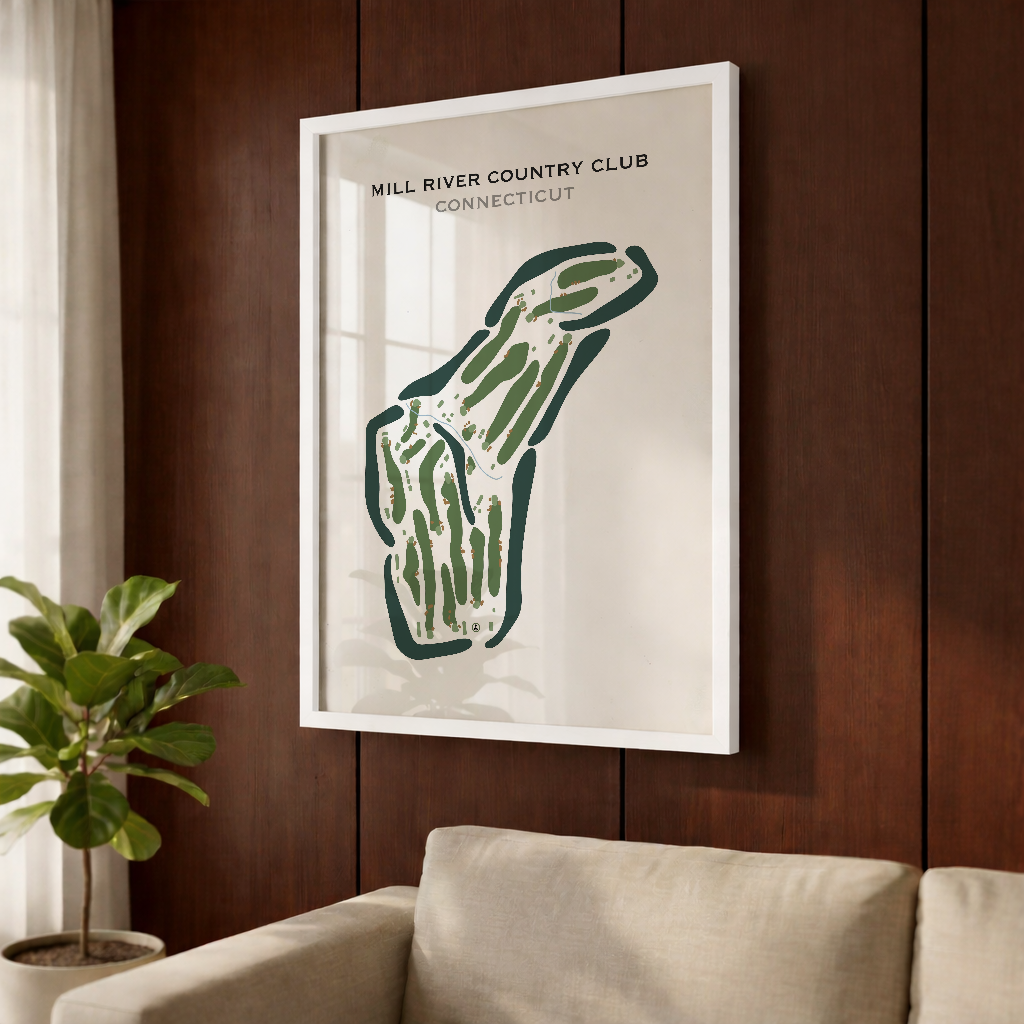 Mill River Country Club, Connecticut - Printed Golf Courses