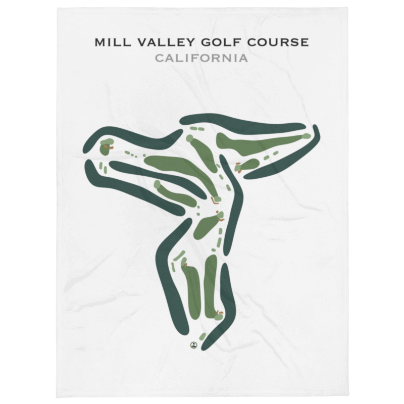 Mill Valley Golf Course, California - Printed Golf Courses