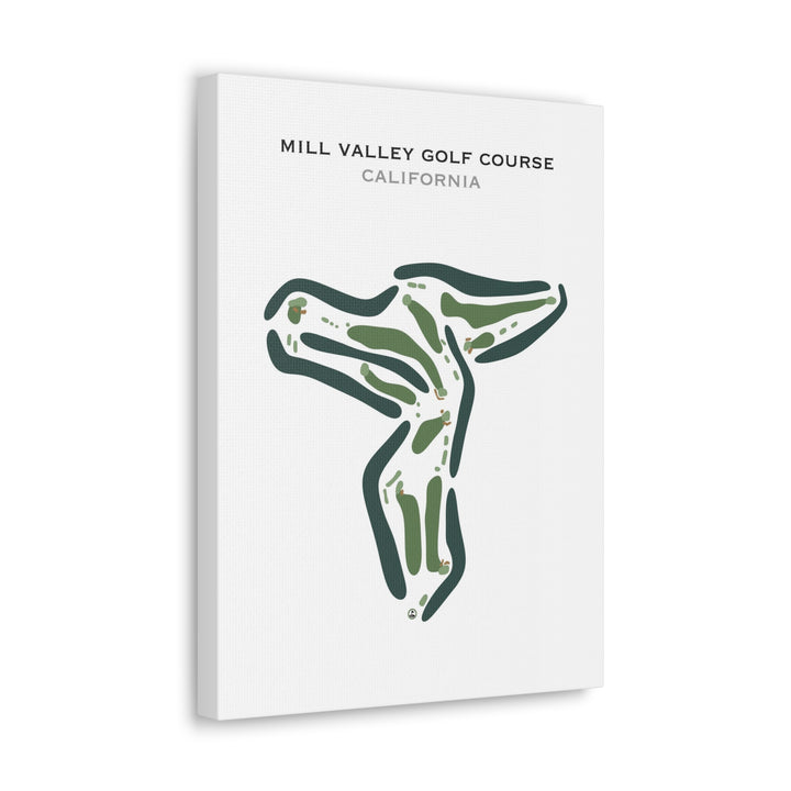 Mill Valley Golf Course, California - Printed Golf Courses