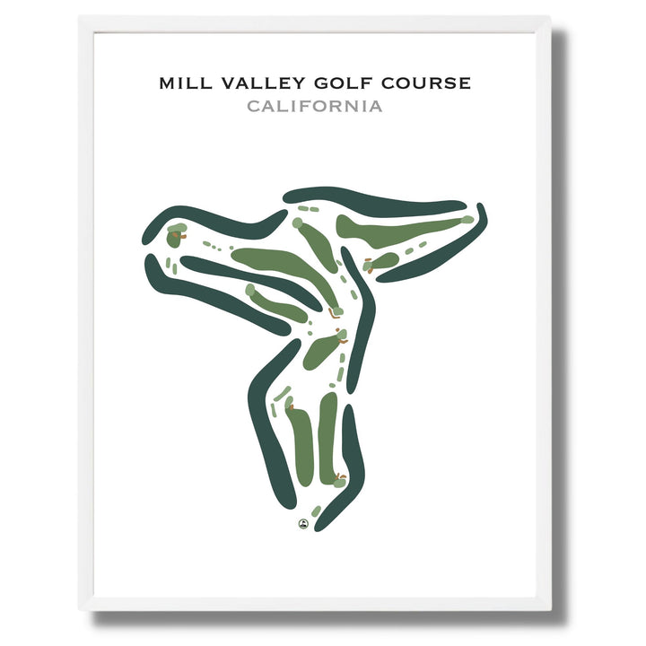 Mill Valley Golf Course, California - Printed Golf Courses