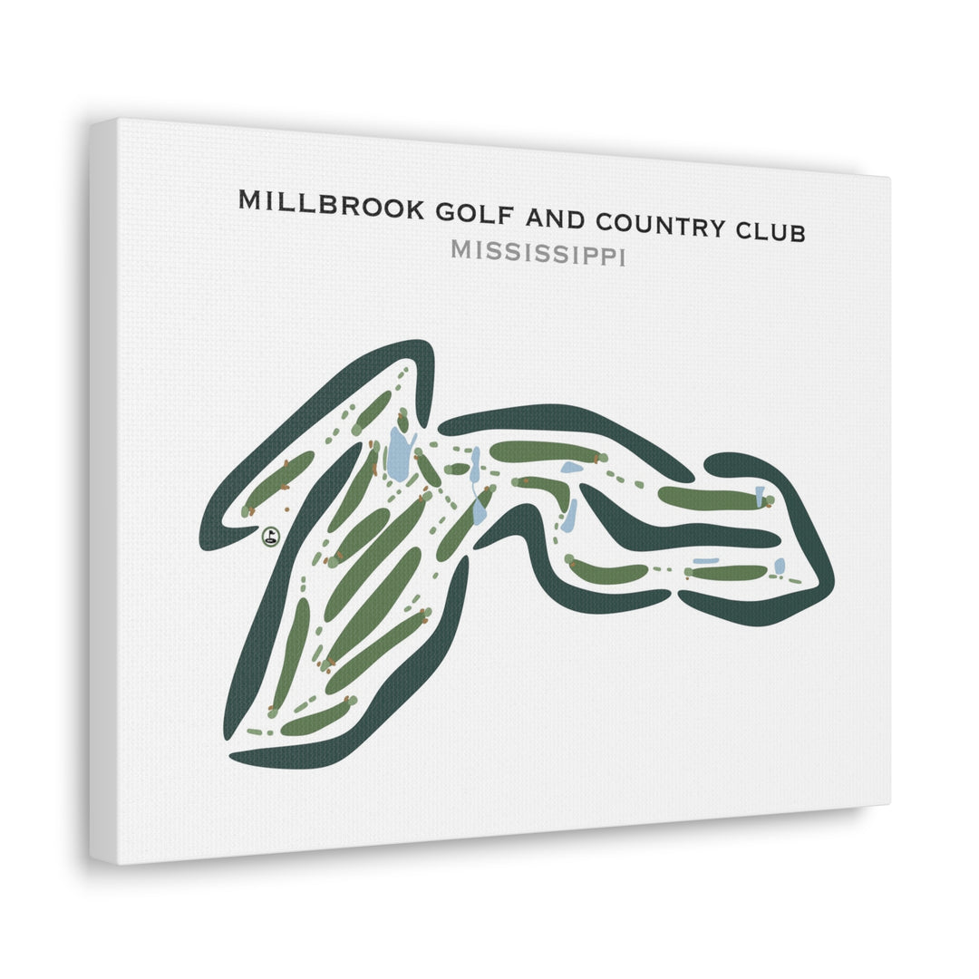 Millbrook Golf & Country Club, Mississippi - Printed Golf Courses