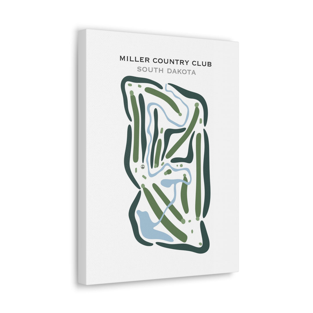 Miller Country Club, South Dakota - Printed Golf Courses