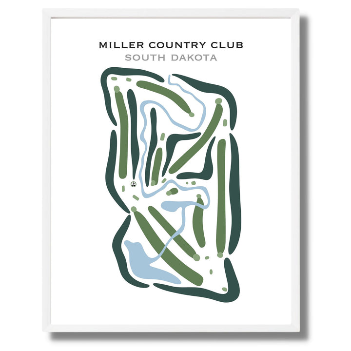 Miller Country Club, South Dakota - Printed Golf Courses
