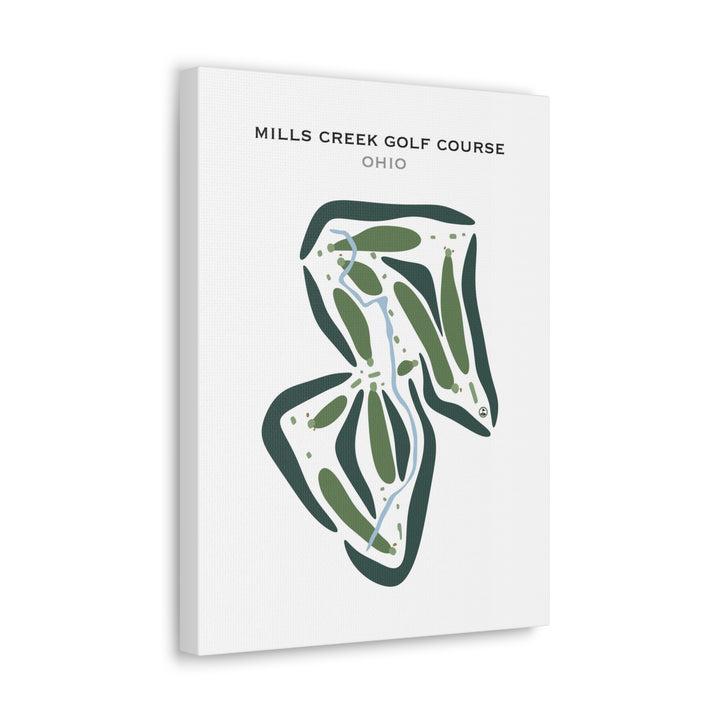 Mills Creek Golf Course, Ohio - Printed Golf Courses