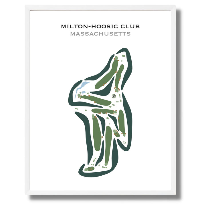 Milton-Hoosic Club, Massachusetts - Printed Golf Courses