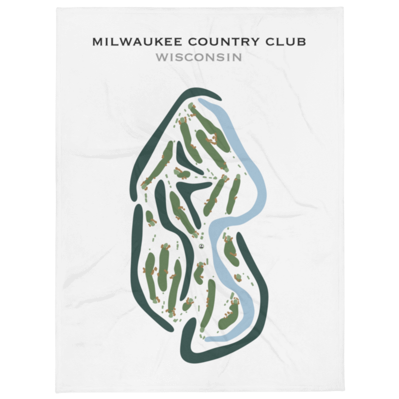 Milwaukee Country Club, Wisconsin - Printed Golf Courses