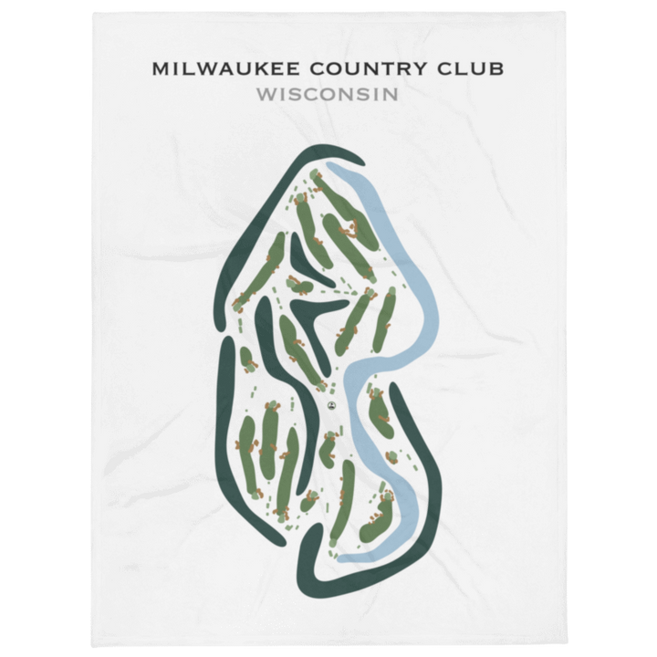 Milwaukee Country Club, Wisconsin - Printed Golf Courses