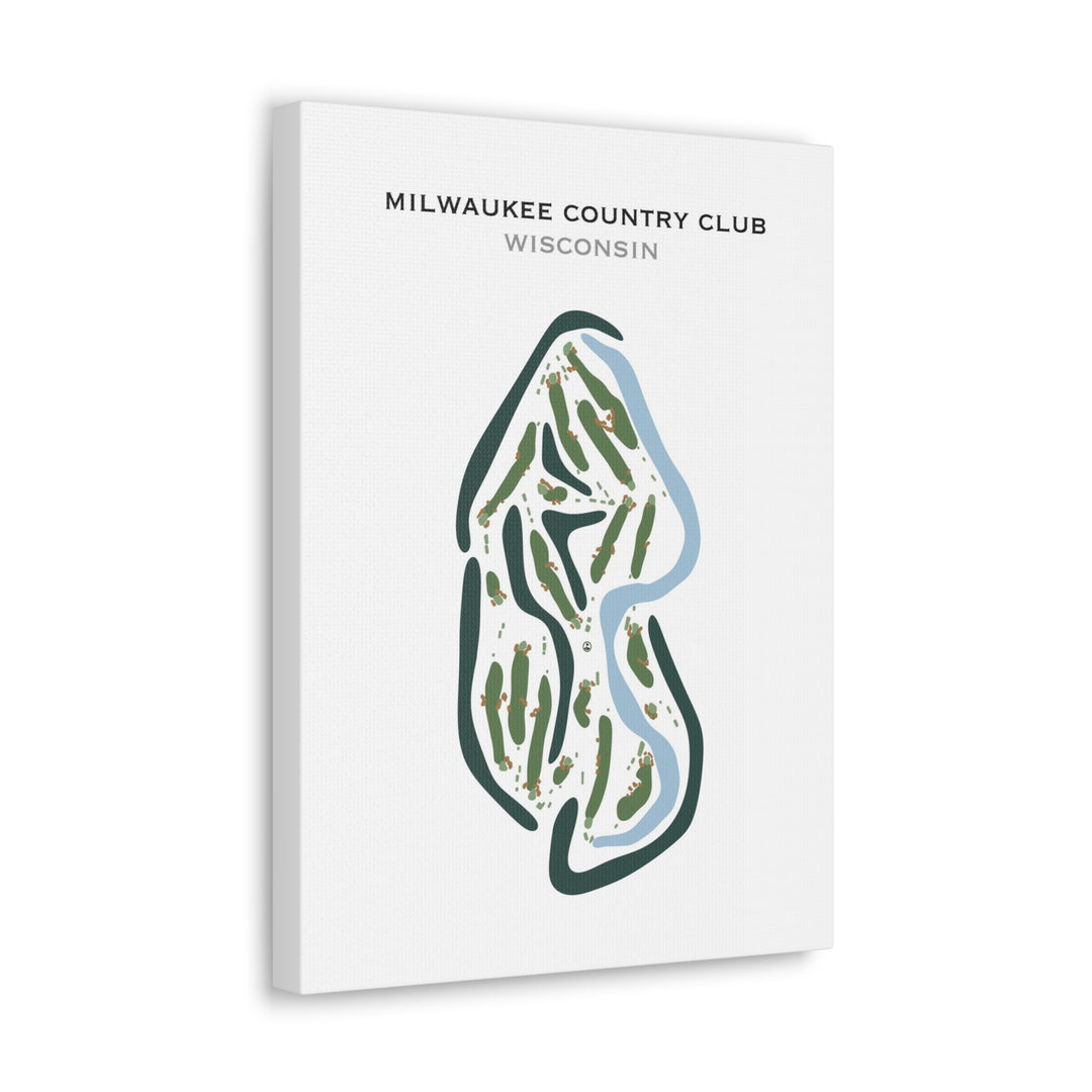 Milwaukee Country Club, Wisconsin - Printed Golf Courses