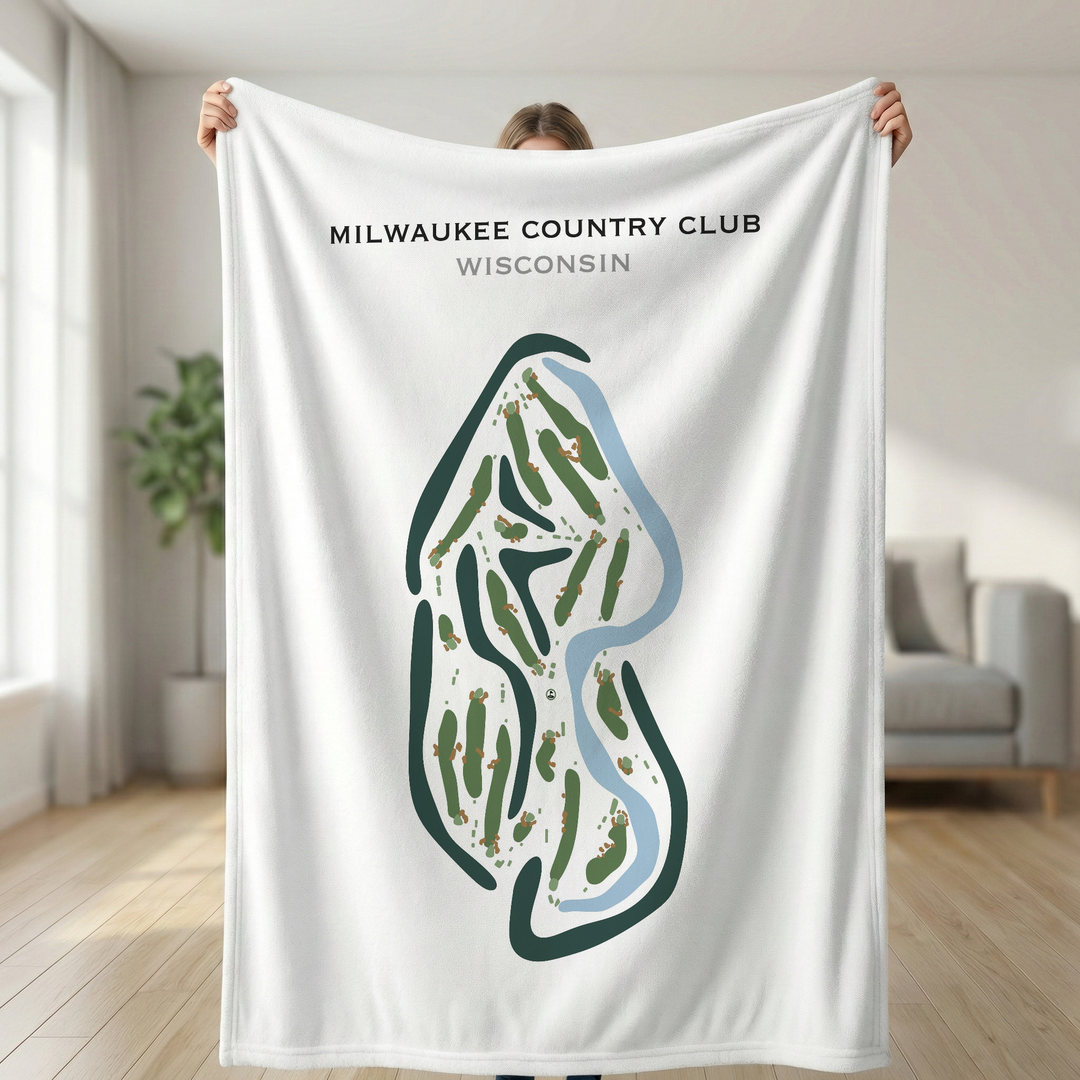 Milwaukee Country Club, Wisconsin - Printed Golf Courses