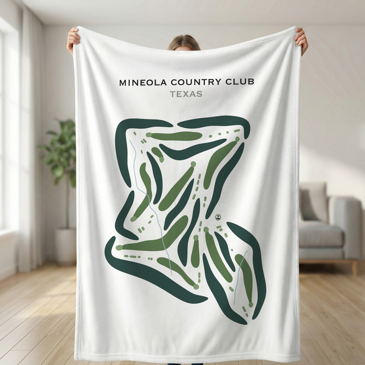 Mineola Country Club, Texas - Printed Golf Courses