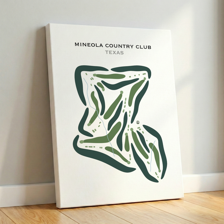 Mineola Country Club, Texas - Printed Golf Courses