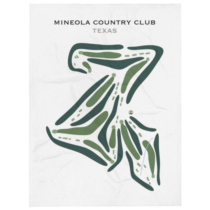 Mineola Country Club, Texas - Printed Golf Course