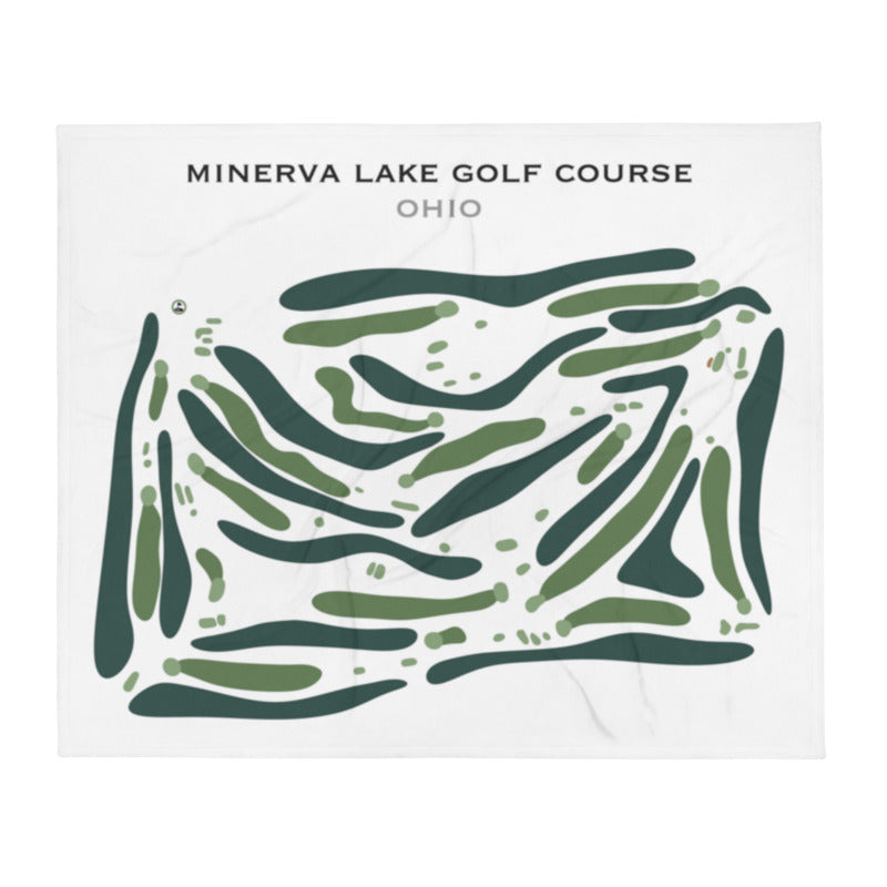 Minerva Lake Golf Club, Ohio - Printed Golf Course