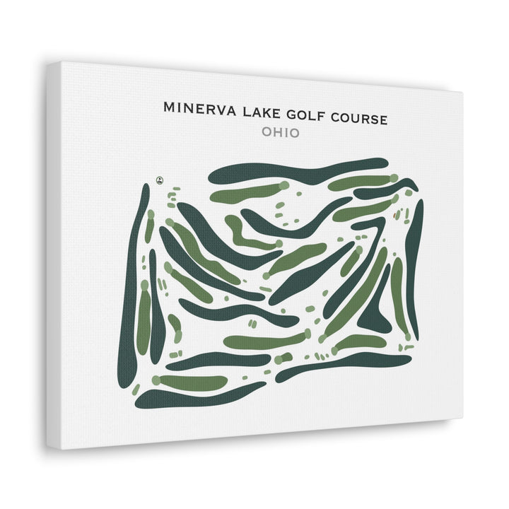 Minerva Lake Golf Club, Ohio - Printed Golf Course