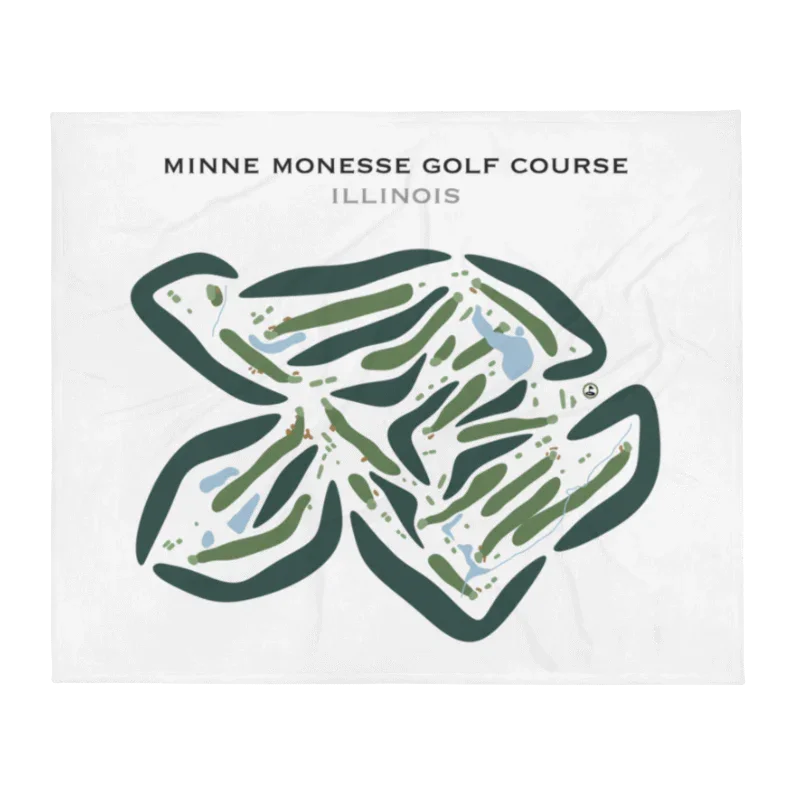 Minne Monesse Golf Course, Illinois - Printed Golf Courses