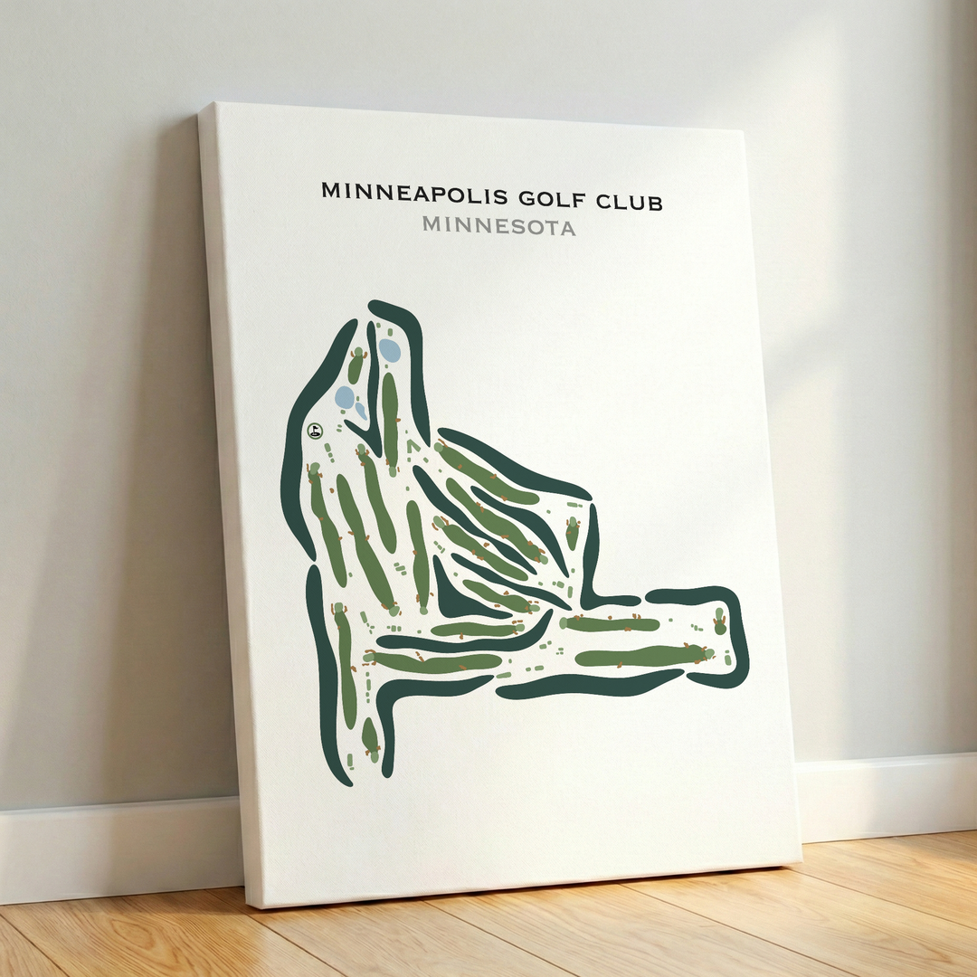 Minneapolis Golf Club, Minnesota - Printed Golf Courses