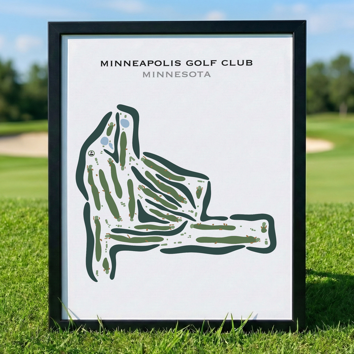 Minneapolis Golf Club, Minnesota - Printed Golf Courses