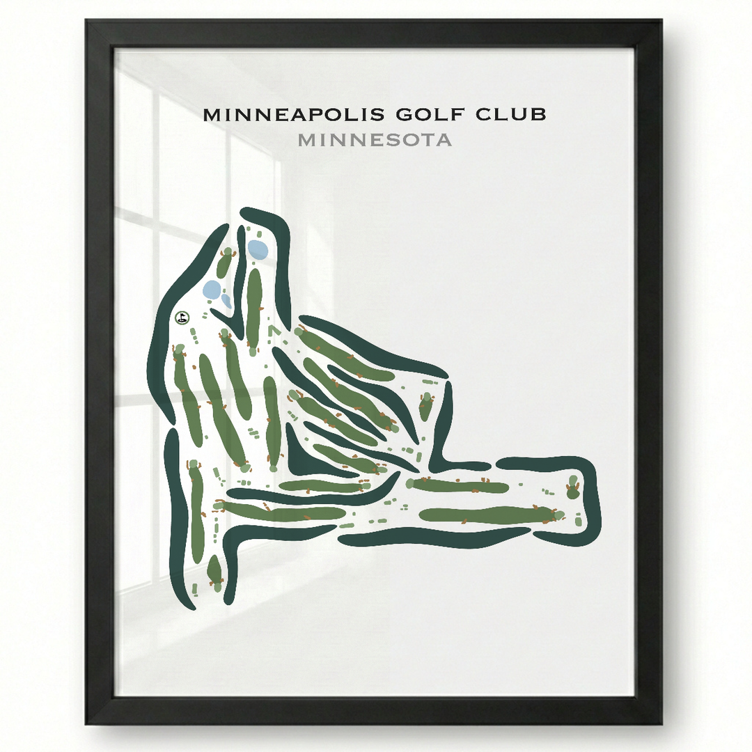 Minneapolis Golf Club, Minnesota - Printed Golf Courses